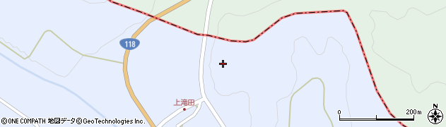 福島県天栄村（岩瀬郡）牧之内（瀧田山）周辺の地図