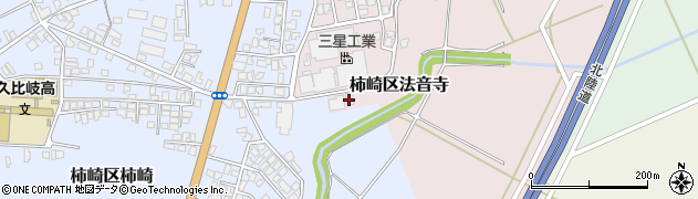 新潟県上越市柿崎区法音寺187周辺の地図