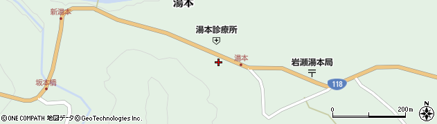 福島県天栄村（岩瀬郡）湯本（下原）周辺の地図