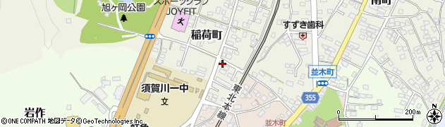 福島県須賀川市稲荷町52周辺の地図