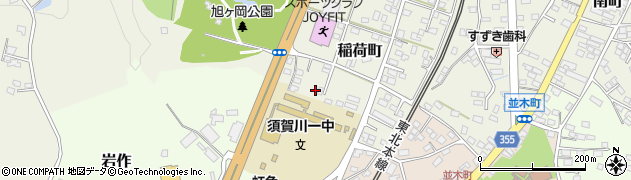 福島県須賀川市稲荷町128周辺の地図