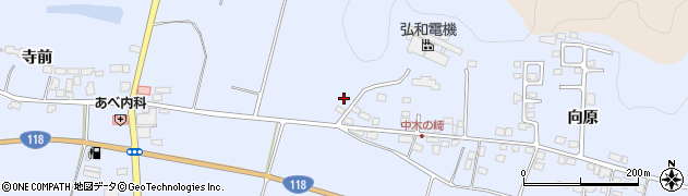 福島県須賀川市木之崎（新林）周辺の地図
