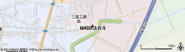 新潟県上越市柿崎区法音寺周辺の地図