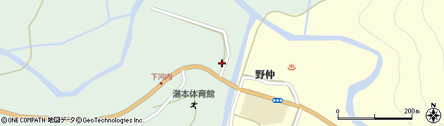福島県天栄村（岩瀬郡）湯本（原ノ下）周辺の地図