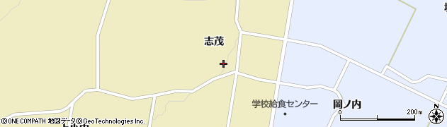 福島県須賀川市小中（志茂）周辺の地図