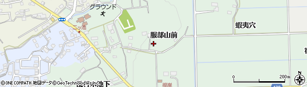 福島県須賀川市和田（服部山前）周辺の地図