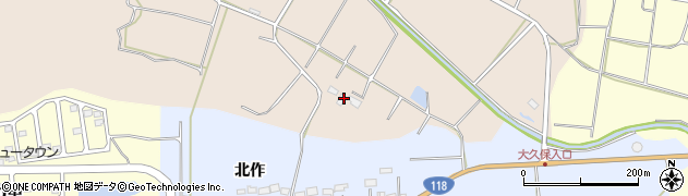 福島県須賀川市大久保四斗蒔田周辺の地図