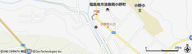 福島県小野町（田村郡）小野新町（門番）周辺の地図