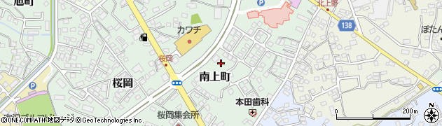 福島県須賀川市南上町周辺の地図