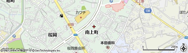 福島県須賀川市南上町周辺の地図