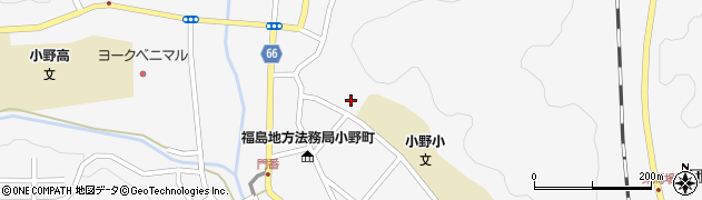 福島県小野町（田村郡）小野新町（万景）周辺の地図
