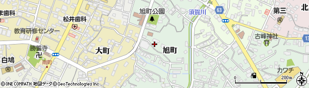 福島県須賀川市旭町210周辺の地図