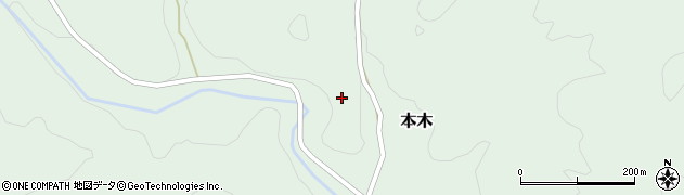 石川県鳳珠郡能登町本木イ周辺の地図