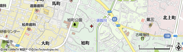 福島県須賀川市旭町174周辺の地図