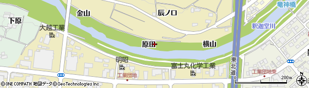 福島県須賀川市西川（原田）周辺の地図