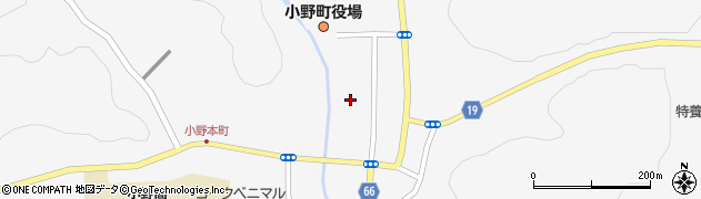 福島県小野町（田村郡）小野新町（殿町）周辺の地図