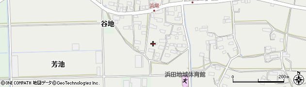 福島県須賀川市浜尾猫沼周辺の地図