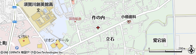 福島県須賀川市和田作の内77周辺の地図