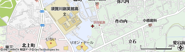福島県須賀川市和田作の内100周辺の地図