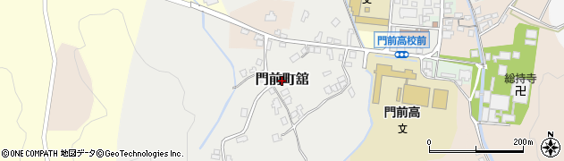 石川県輪島市門前町舘周辺の地図