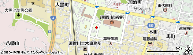 福島県須賀川市八幡町125周辺の地図