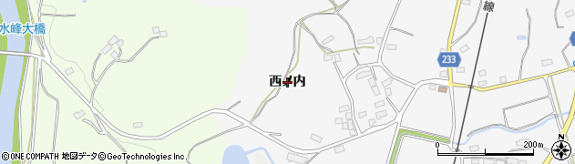 福島県須賀川市塩田（西ノ内）周辺の地図
