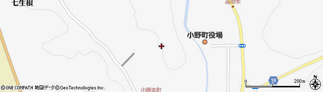 福島県小野町（田村郡）小野新町（舘廻）周辺の地図