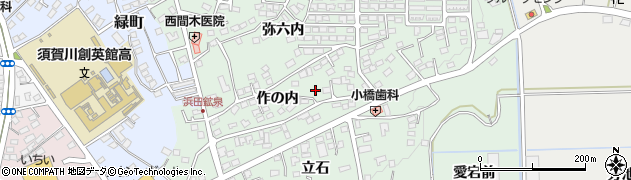 福島県須賀川市和田作の内周辺の地図