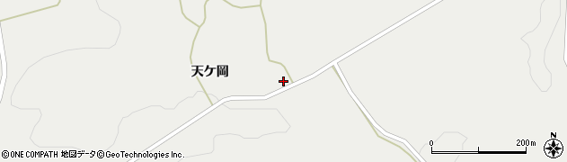 福島県須賀川市小倉（天ケ岡）周辺の地図