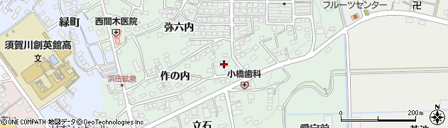 福島県須賀川市和田作の内57周辺の地図
