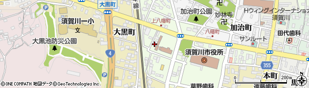 福島県須賀川市八幡町19周辺の地図