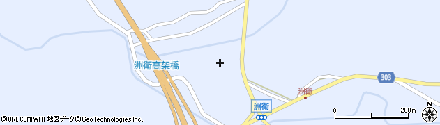 石川県輪島市三井町洲衛ロ周辺の地図