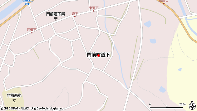 〒927-2164 石川県輪島市門前町道下の地図