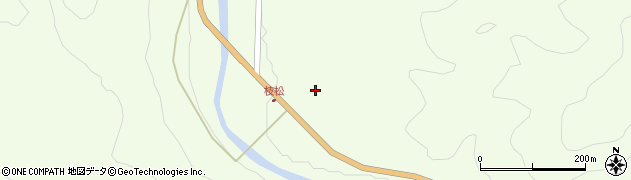 福島県南会津郡下郷町枝松居平26周辺の地図