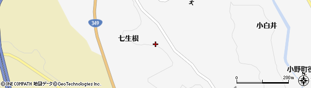 福島県立小野高等学校　農業センター周辺の地図