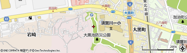 福島県須賀川市大黒町151周辺の地図