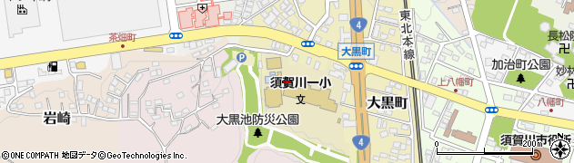 福島県須賀川市大黒町88周辺の地図