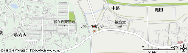 福島県須賀川市浜尾中路82周辺の地図