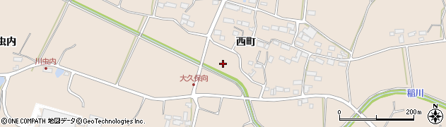 福島県須賀川市大久保（西町）周辺の地図