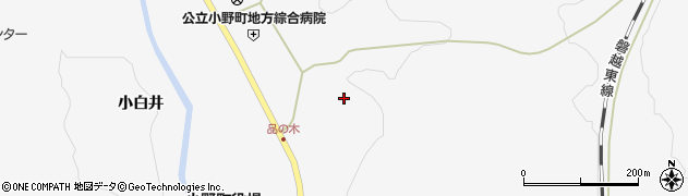 福島県小野町（田村郡）小野新町（槻木内）周辺の地図