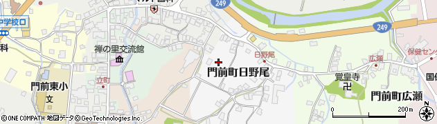 石川県輪島市門前町日野尾（ロ）周辺の地図