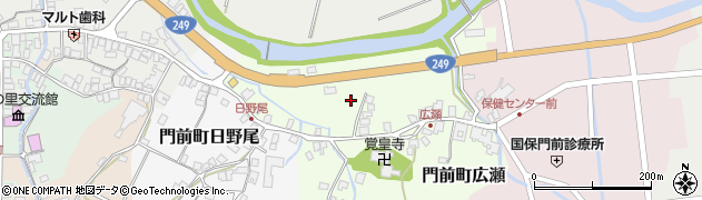 石川県輪島市門前町広瀬（ロ）周辺の地図