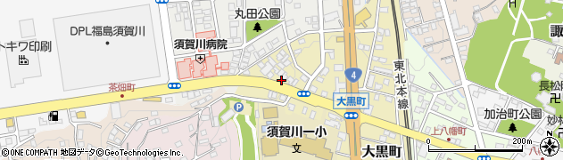 福島県須賀川市大黒町230周辺の地図