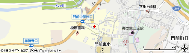 石川県輪島市門前町清水周辺の地図