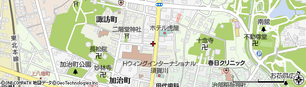 福島県須賀川市宮先町29周辺の地図