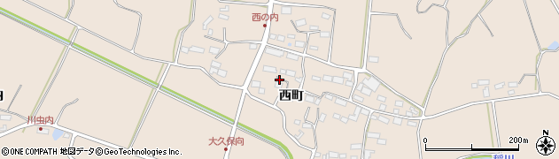 福島県須賀川市大久保西町17周辺の地図