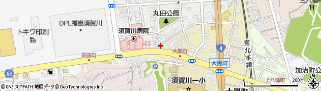 福島県須賀川市大黒町236周辺の地図