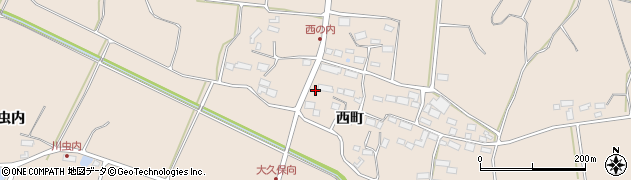 福島県須賀川市大久保西町13周辺の地図
