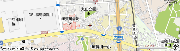福島県須賀川市大黒町237周辺の地図