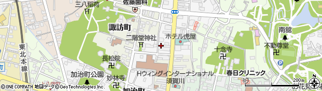 福島県須賀川市宮先町26周辺の地図